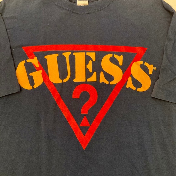 Vtg‎ Guess Shirt Mens One Size Short Sleeve George Marciano Single Stitch USA - Picture 2 of 9